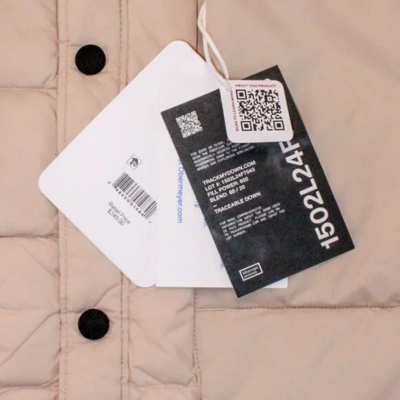 OBERMEYER Explorer Down Filled Shirt Full Snap Jacket Men's Size Large - Picture 7 of 9